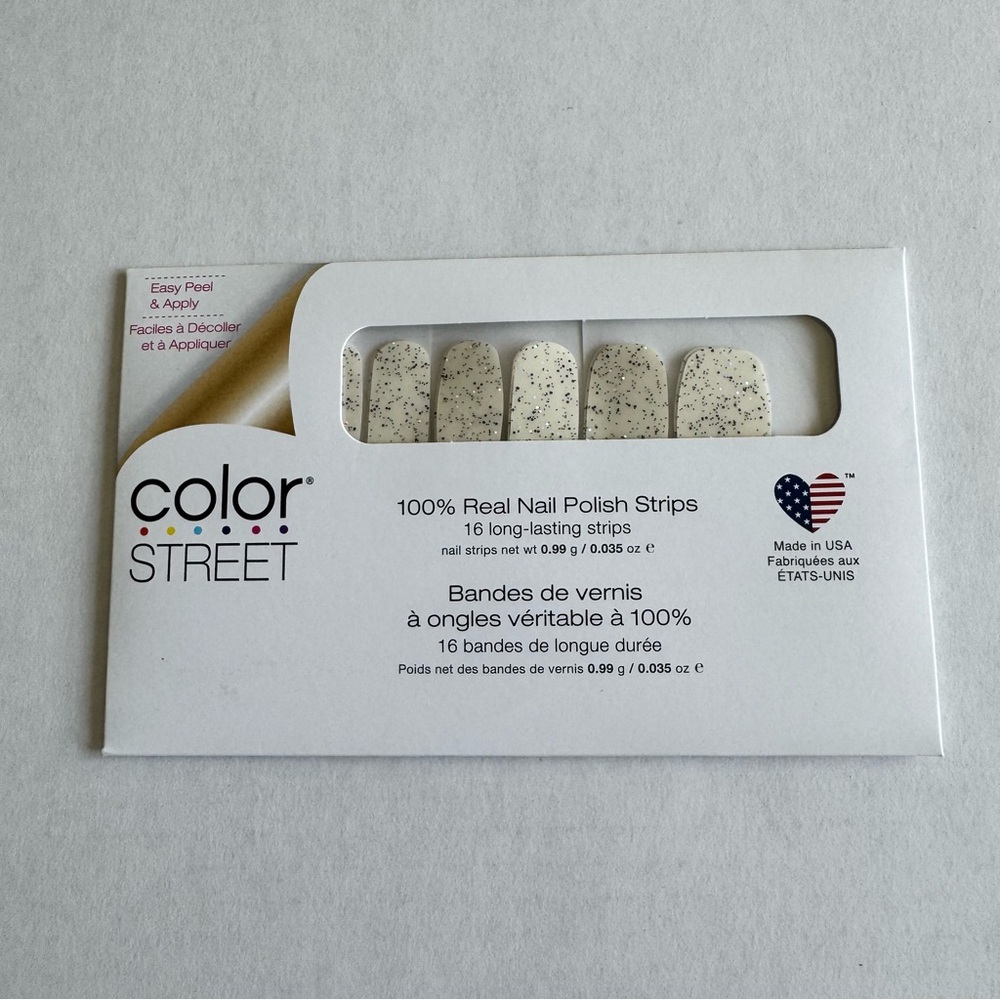 *Retired* Color Street: Have a Ball | Navy Blue Silver Glitter Party Clear - Picture 3 of 14
